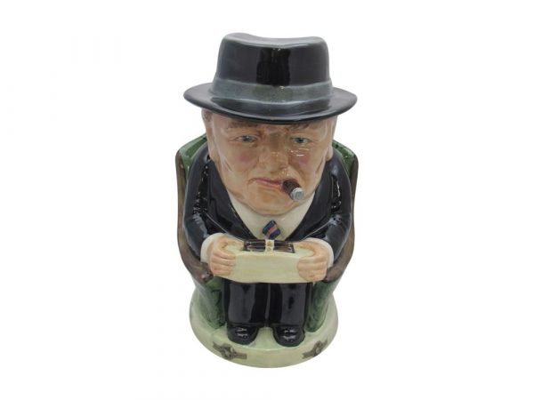 Winston Churchill Cigar Jar Produced by Bairstow Pottery Collectables
