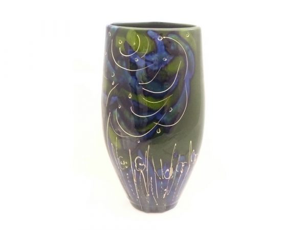 Anita Harris Art Pottery 24cm Vase Twilight Design