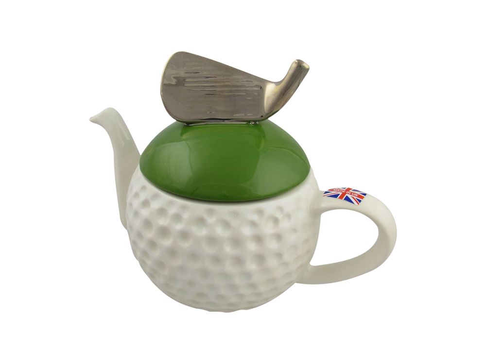Golf Ball Collectable Novelty Teapot Carters of Suffolk Stoke Art Pottery