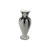 Emma Bailey Ceramics Vase Black & White Bunting Design