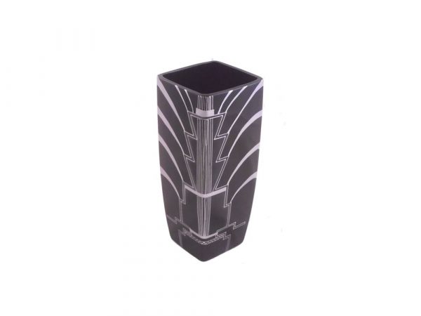 Large Square Vase Ritzy Design Lucy Goodwin Designs