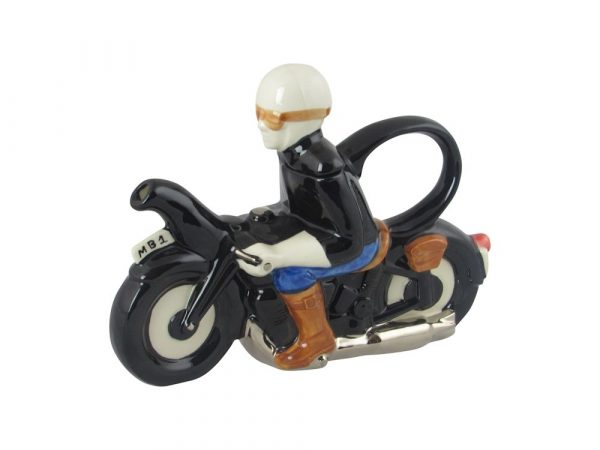 Motor Biker Collectable Novelty Teapot