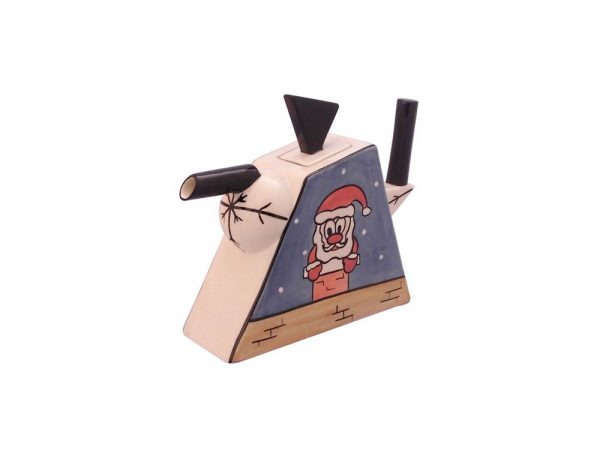 Lorna Bailey Artware Teapot Christmas Eve Design.