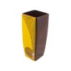 Alan Clarke Ceramic Art Vase Yellow Serenity Design
