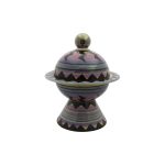 Moorland Pottery Lidded Pot Eclipse Design