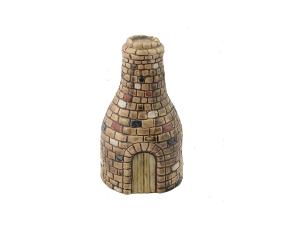 Burslem Pottery Hand Decorated Stoneware Bottle Kiln Stoke Art Pottery