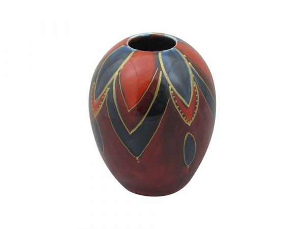 15cm Delta Vase Autumn Petals Design