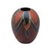 15cm Delta Vase Autumn Petals Design