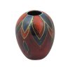 15cm Delta Vase Autumn Petals Design