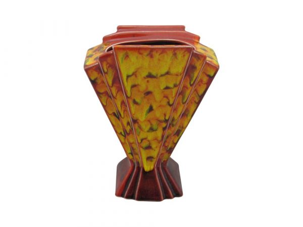 21cm Fan Vase Fireblaze Design L/E 1/1