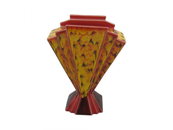 25cm Fan Vase Fireblaze Design L/E 1/1