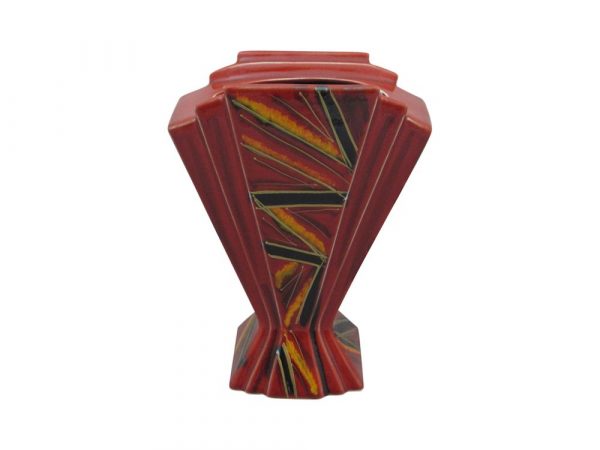 21cm Fan Vase Zig Zag Design L/E 1/1