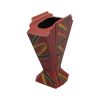 21cm Fan Vase Zig Zag Design L/E 1/1