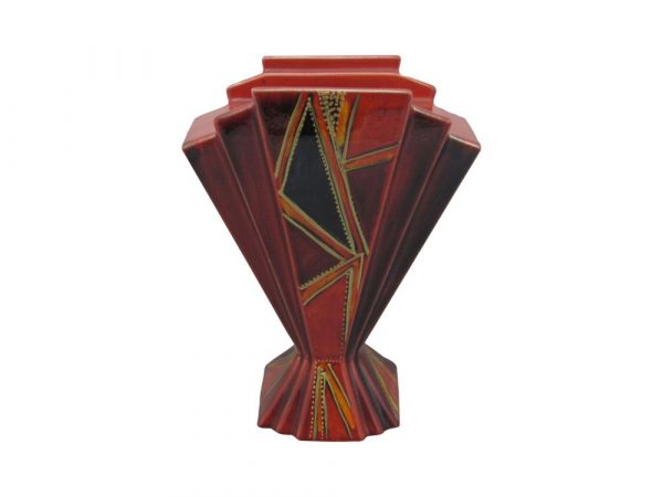 25cm Fan Vase Pythagorean Design L/E 1/1