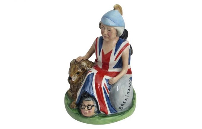 Theresa May Prime Minister Caricature Figure