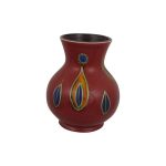 Anita Harris Art Pottery 14cm Vase Blue Jewel Design