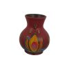 Anita Harris Art Pottery 14cm Vase Lotus Flower Design