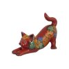 Stretched Cat Garland Design Anita Harris Art Pottery