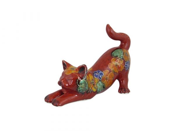 Stretched Cat Garland Design Anita Harris Art Pottery