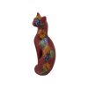 Serene Cat Flowers Design Anita Harris Art Pottery