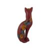 Serene Cat Flowers Design Anita Harris Art Pottery