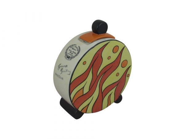 Lorna Bailey Lidded Pot Inferno Design