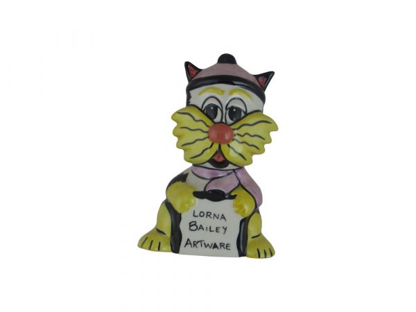 Lorna Bailey Art Ware Pottery Cat Bilbo