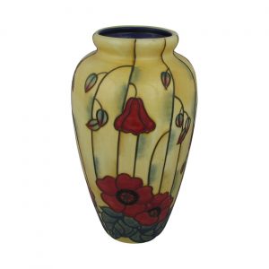 Yellow Poppy Tall Vase by Old Tupton Ware