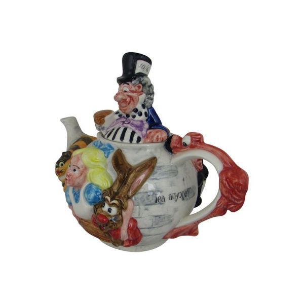 Alice in Wonderland Teapot Paul Cardew Design Stoke Art Pottery