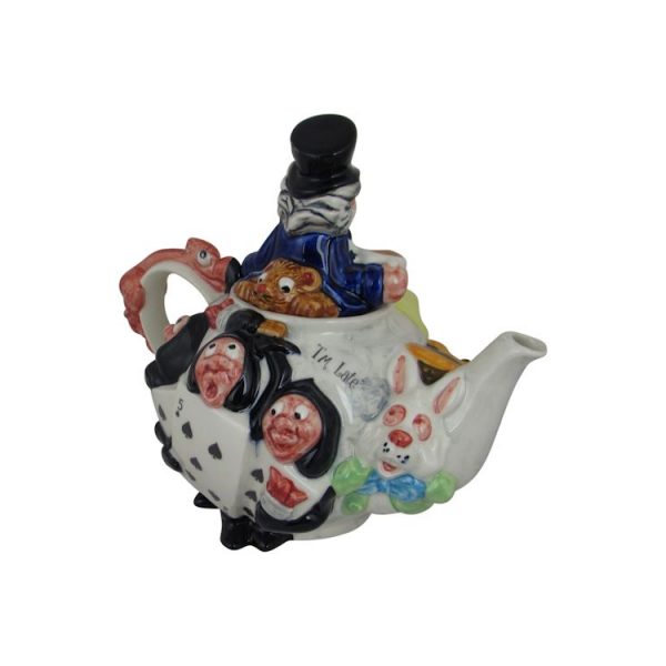 Alice in Wonderland Teapot Paul Cardew Design Stoke Art Pottery