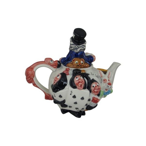 Alice in Wonderland Teapot Paul Cardew Design Stoke Art Pottery