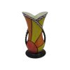 Lorna Bailey Two Handled Vase Sunburst Design