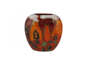 Anita Harris Art Pottery 12cm Vase Potteries Poppies Design