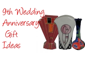  9th  Wedding  Anniversary  Pottery Gifts  for Her and Him  