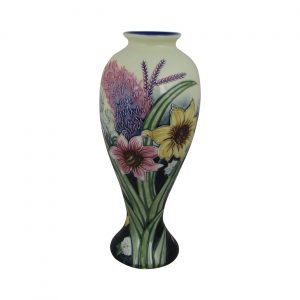 Old Tupton Ware Tall Vase Summer Bouquet Design