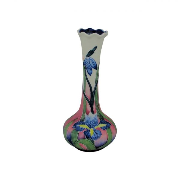 Old Tupton Ware 10cm Round Vase Hibiscus Design