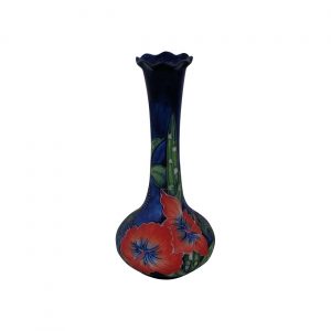 Old Tupton Ware Bud Vase Hibiscus Design