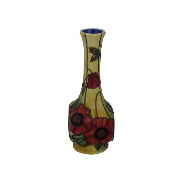 Old Tupton Ware Vase 7 inches high Yellow Poppy Design