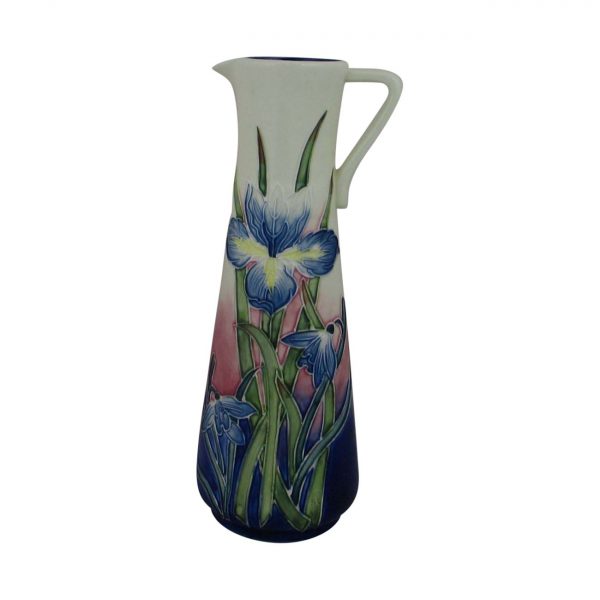 Old Tupton Ware Tall Slim Jug Iris Design