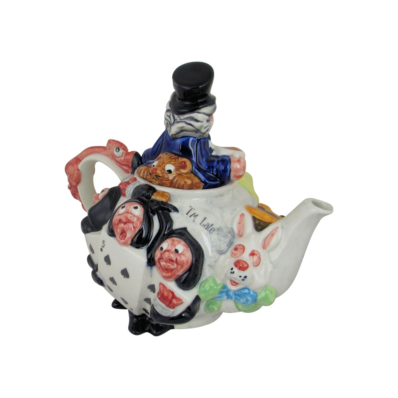 Alice in Wonderland Teapot Paul Cardew Design Stoke Art Pottery