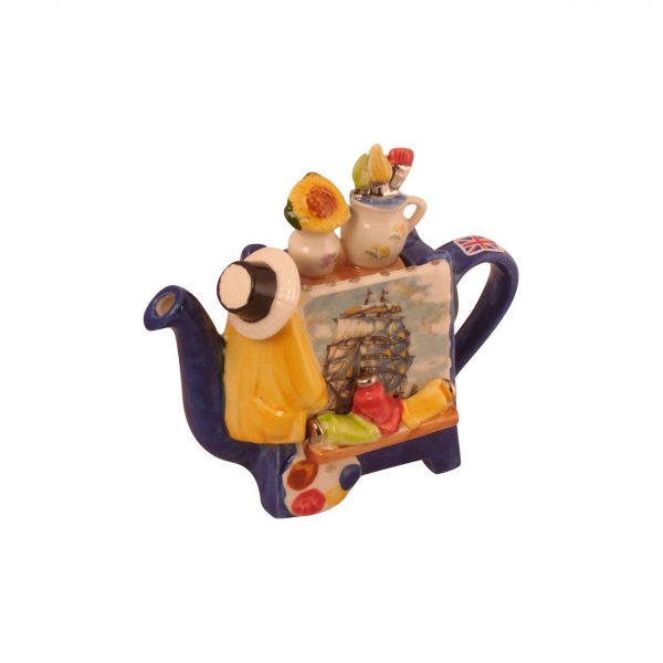 Artists Easel Shaped One Cup Novelty Teapot Tony Carter