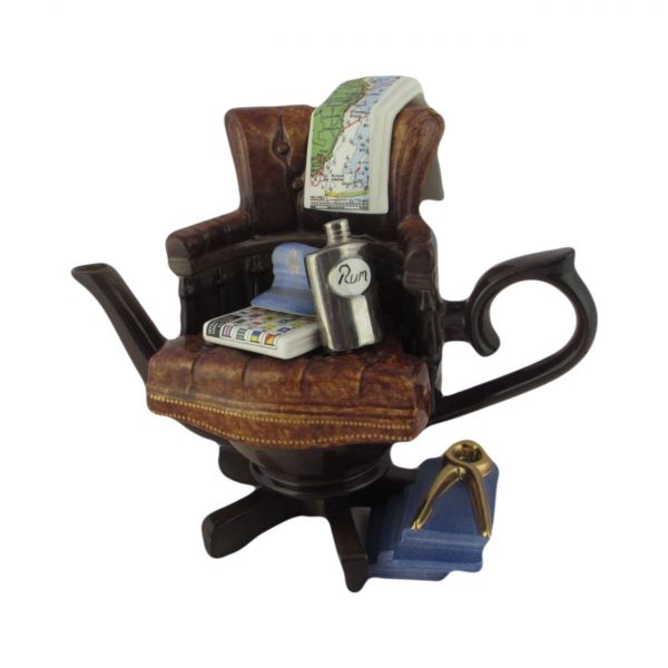 Richard Parrington Captains Chair Novelty Teapot