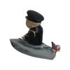 Churchill Naval Ship Figure Black Uniform Bairstow Pottery