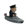 Churchill Naval Ship Figure Black Uniform Bairstow Pottery