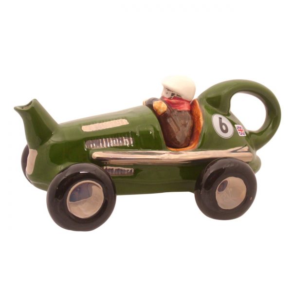 Racing Car Teapot Green Colourway Carters of Suffolk