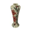 Burslem Pottery 26cm Round Stoneware Vase Poppy Design