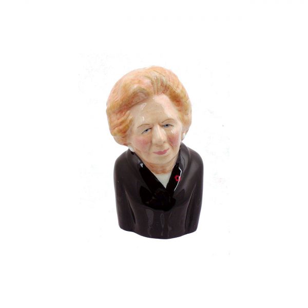 Margaret Thatcher Toby Jug Black Jacket Colour way