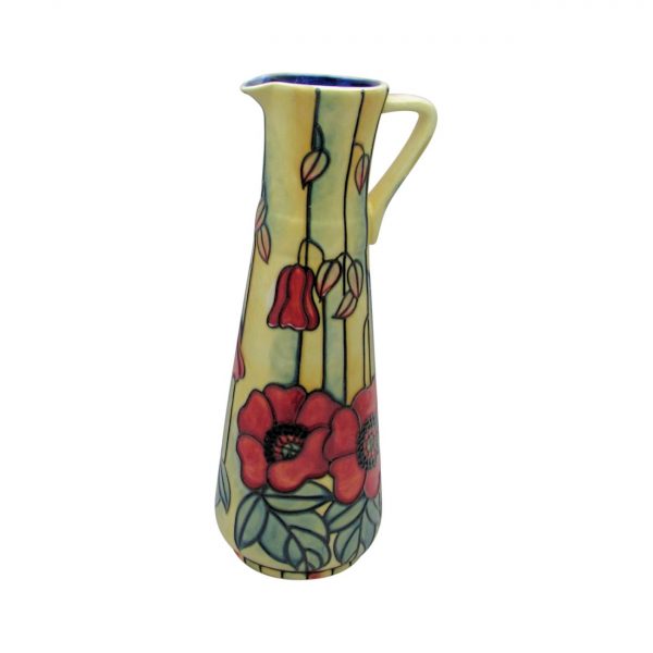 Yellow Poppy Design Slim Jug Old Tupton Ware