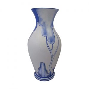 Emma Bailey Ceramics Vase Blue Trees Design