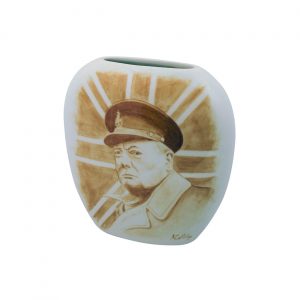 Churchill the Soldier Decorative Vase